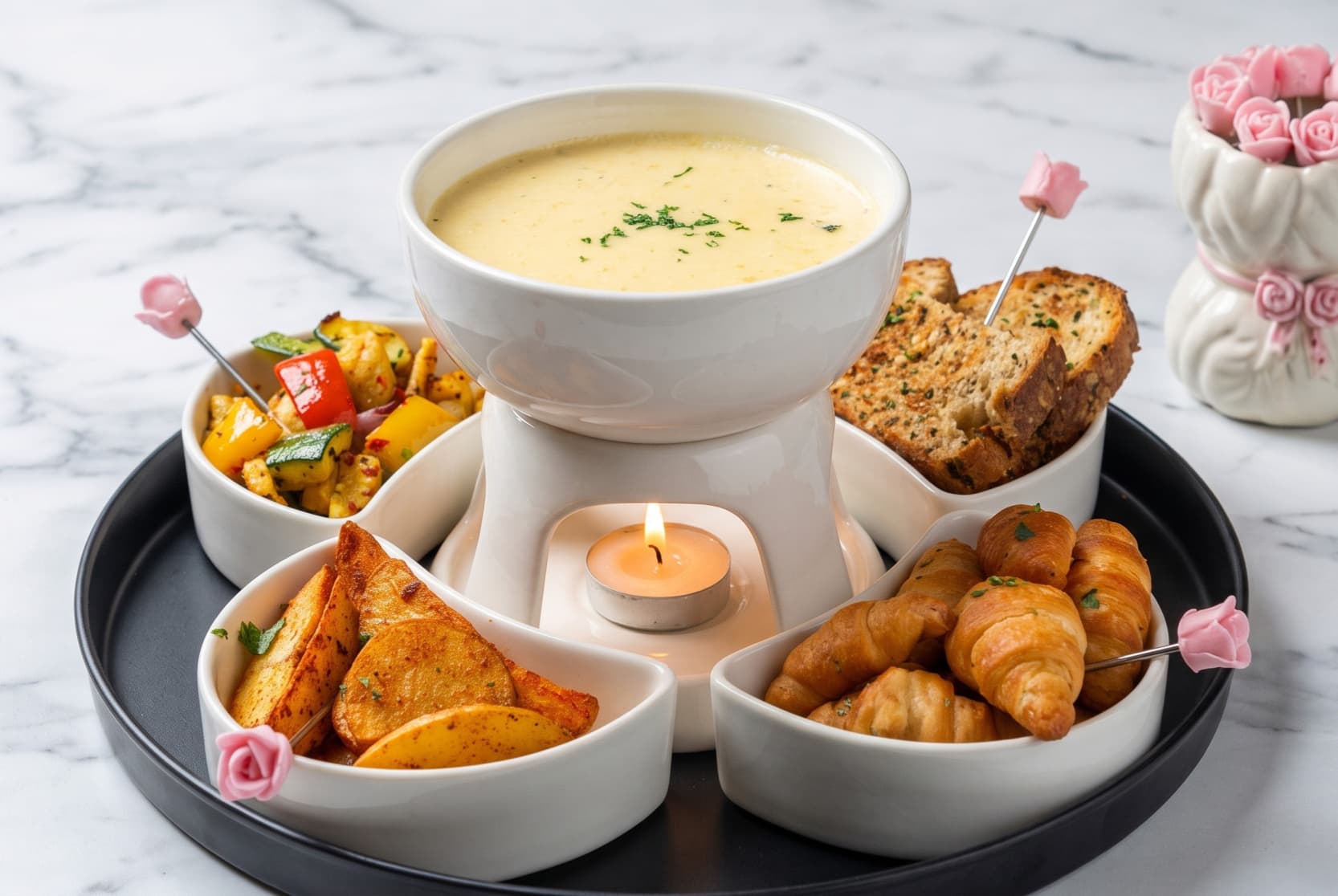 Four Cheese Fondue