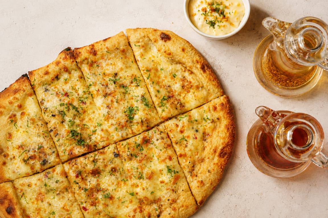 Herb & Cheese Sourdough Garlic Bread