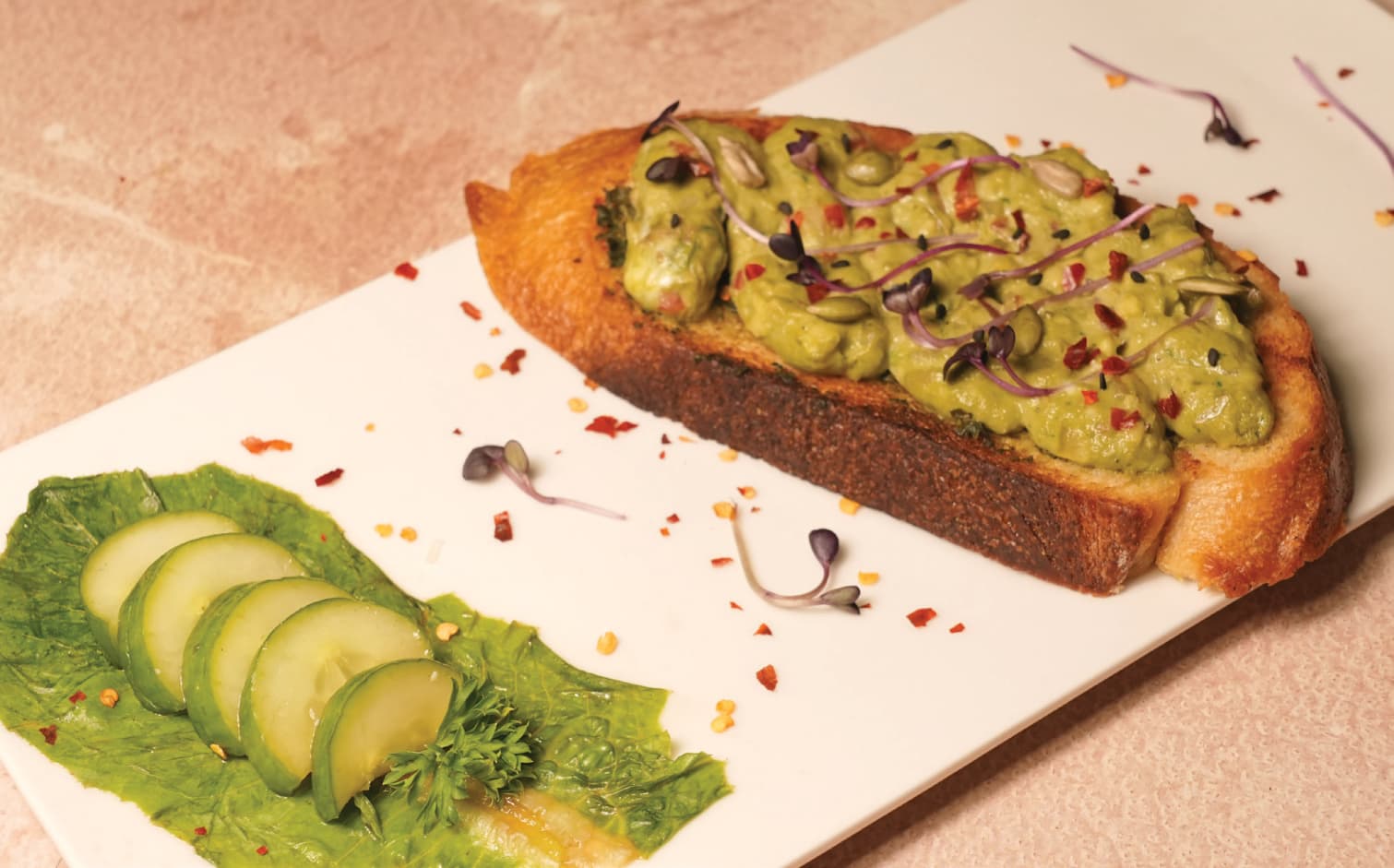 Guac Garden Toast